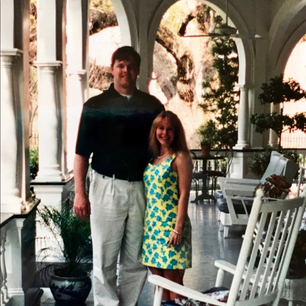 Lilly Pulitzer vintage yellow shift w/dogwood pattern - size 2 - Picture 8 of 8